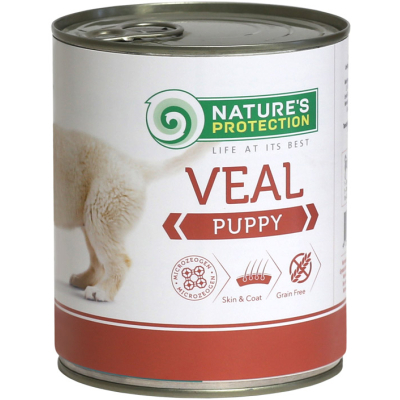 Консерви для собак Nature's Protection Puppy Veal 800 г (KIK45088)