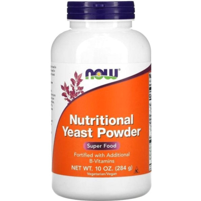 Трави Now Foods Сухі харчові дріжджі, Nutritional Yeast Powder, 284 гр (NOW-02460)