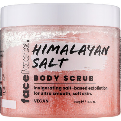 Скраб для тіла Face Facts Body Scrub Pink Himalayan Salt Рожева гімалайська сіль 400 г (5031413929782)