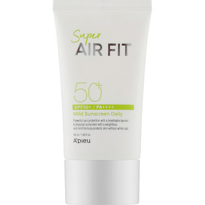 Засіб від засмаги A'pieu Super Air Fit Mild Sunscreen Daily SPF50+ PA++++ 50 мл (8809643530521)