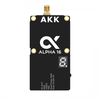 Відеопередавач (VTX) AKK Alpha 16W 4.9G-6G 96CH (A16)