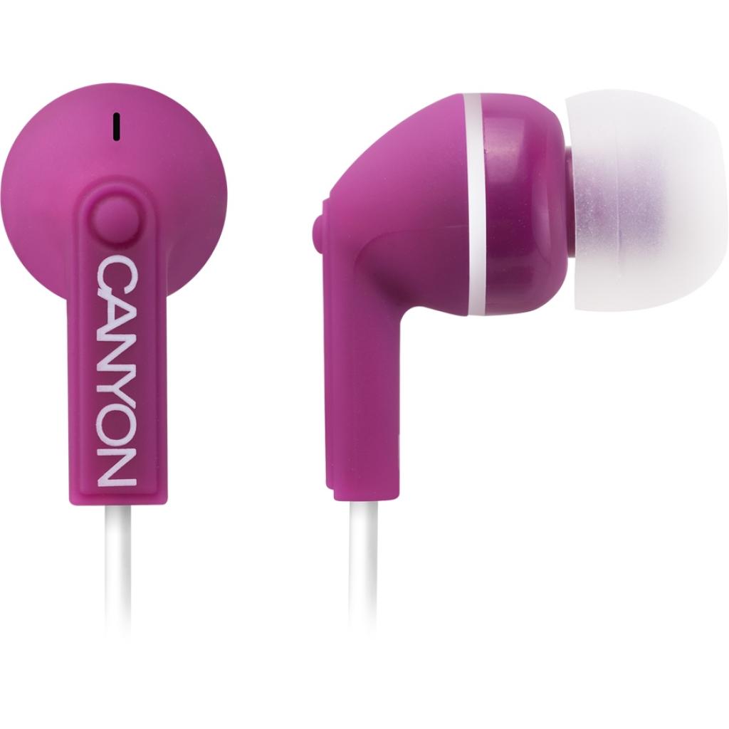 Навушники Canyon fashion earphones Purple (CNS-CEP01P)