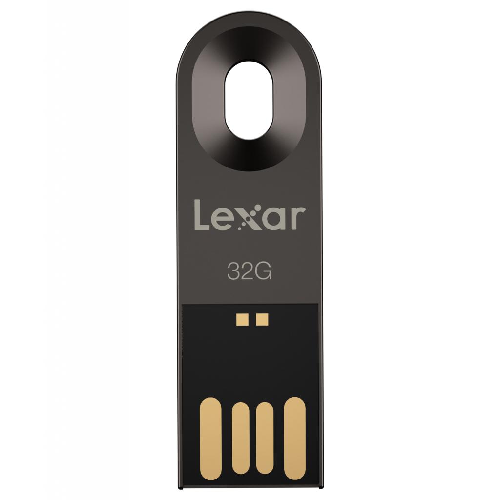 USB флеш накопичувач Lexar 32GB JumpDrive M25 Titanium Gray USB 2.0 (LJDM025032G-BNQNG)