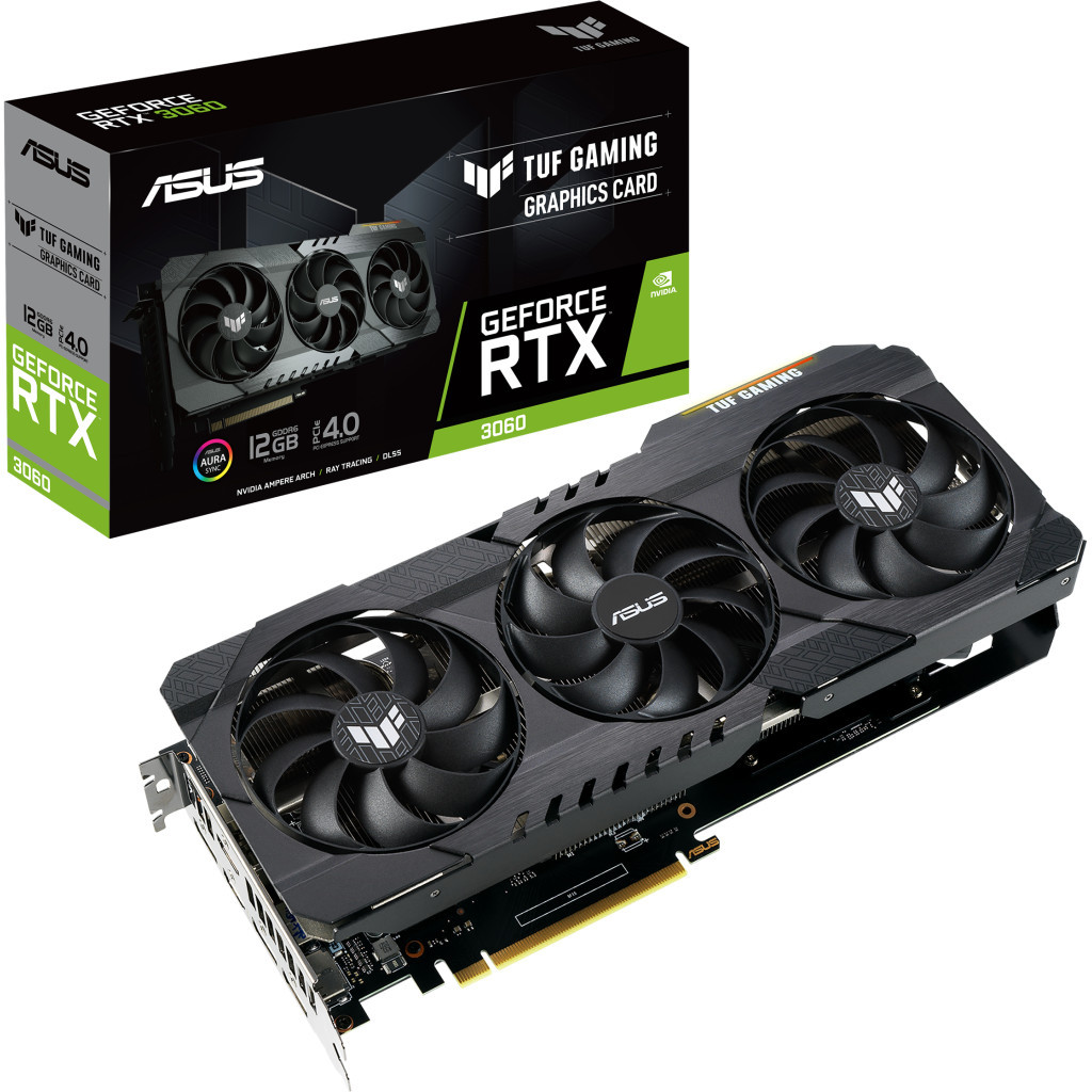 Відеокарта ASUS GeForce RTX3060 12Gb TUF GAMING (TUF-RTX3060-12G-GAMING)