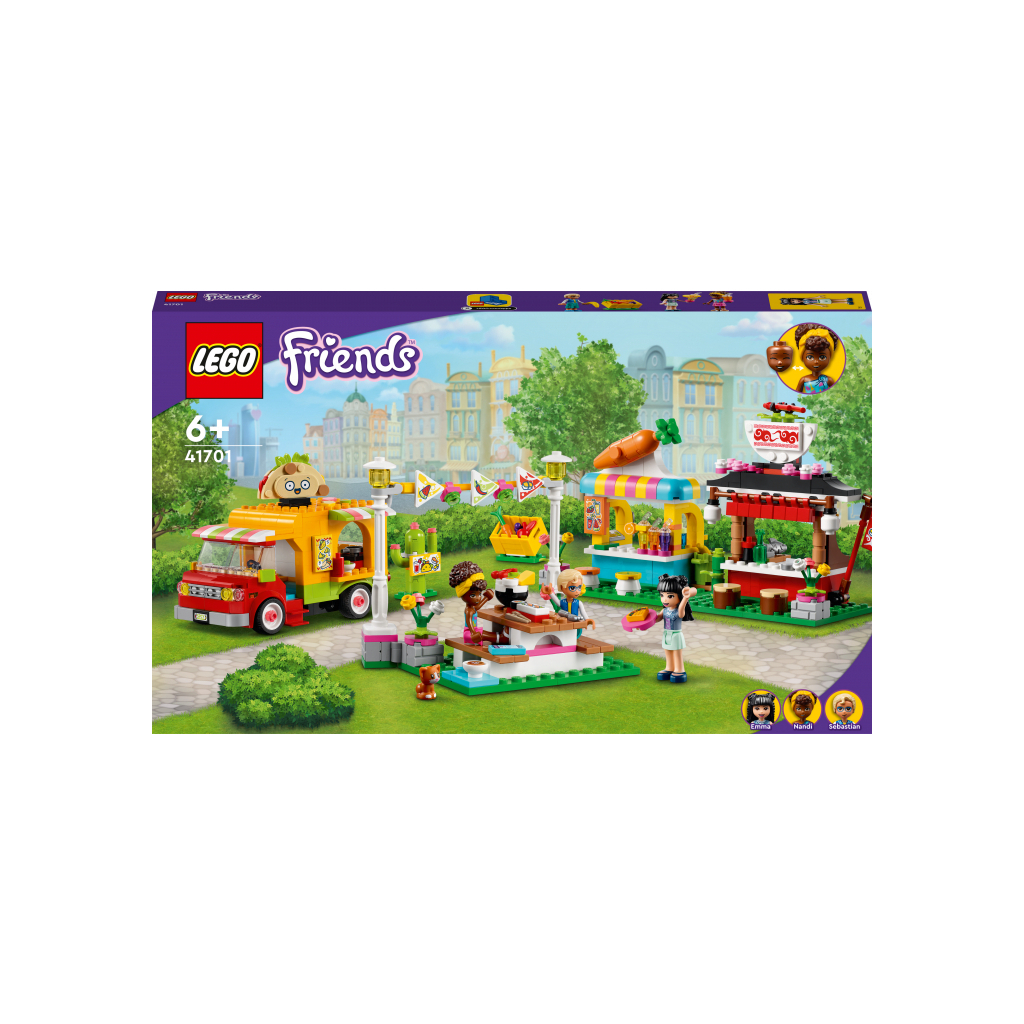 Конструктор LEGO Friends Ринок вуличної їжі 592 деталі (41701)