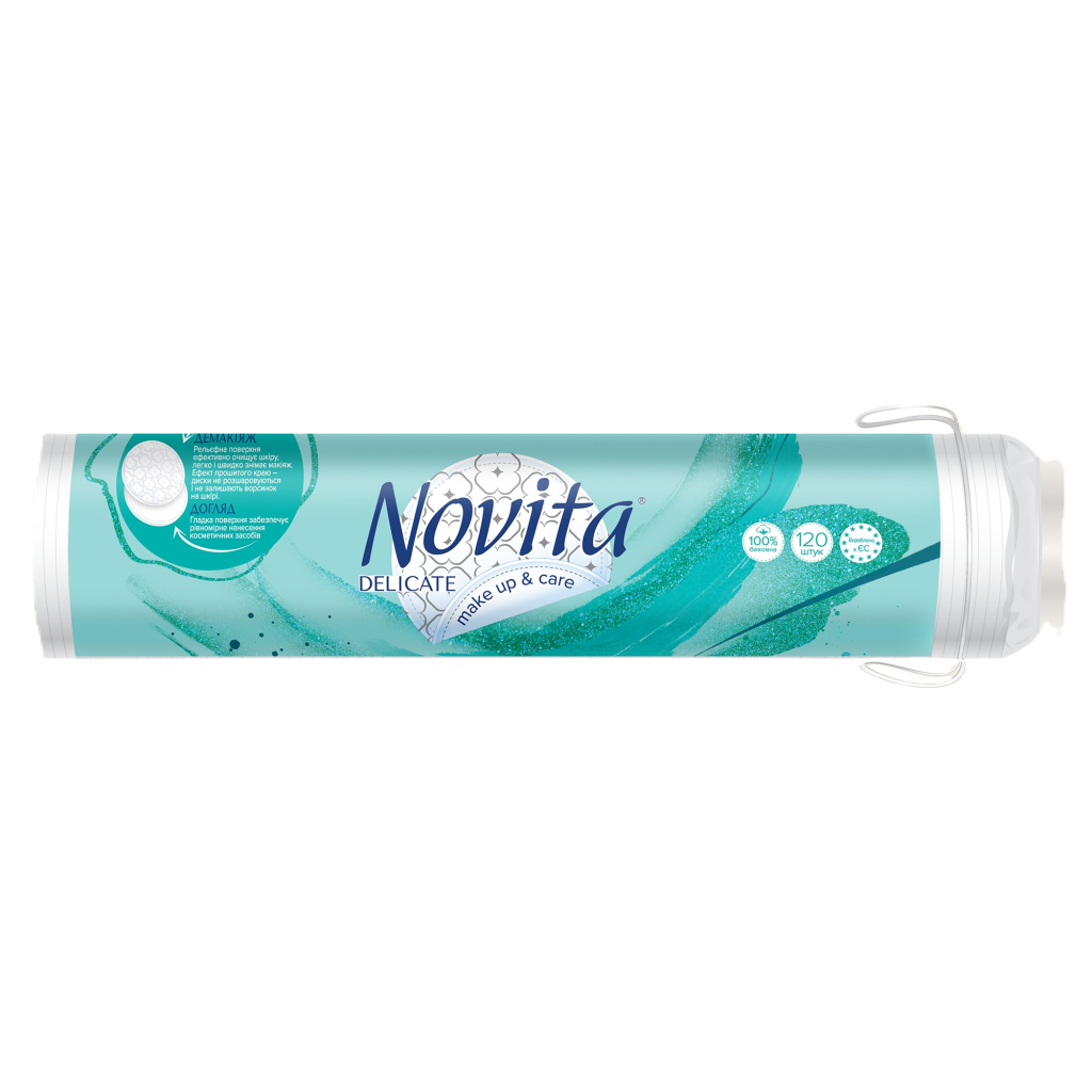 Ватні диски Novita Delicate 120 шт. (4744246013085)