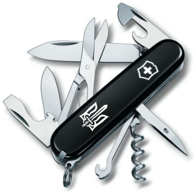 Ніж Victorinox Climber Ukraine Black 