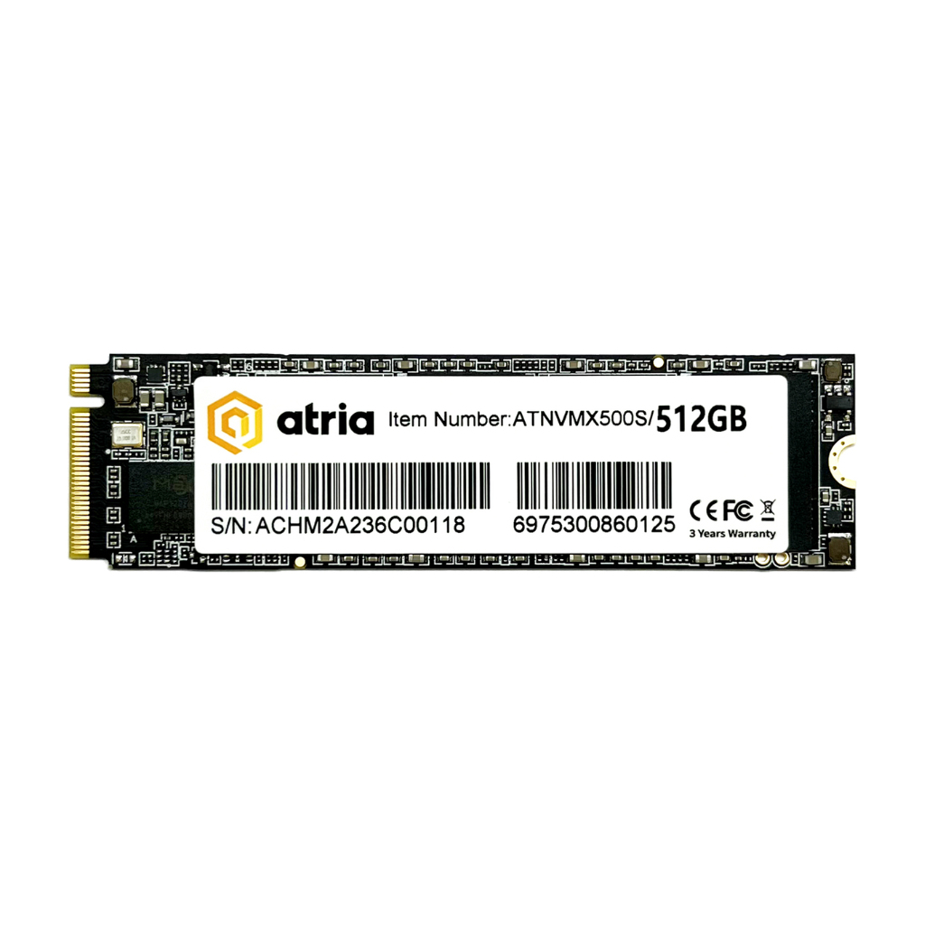 Накопичувач SSD M.2 2280 512GB X500S ATRIA (ATNVMX500S/512)