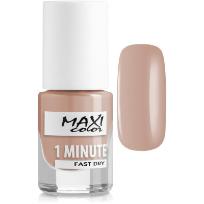 Лак для нігтів Maxi Color 1 Minute Fast Dry 028 (4823082004379)