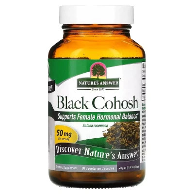 Трави Nature's Answer Клопогон, 50 мг, Black Cohosh, Full Spectrum Herb, 90 вегетаріанських кап (NTA-16126)