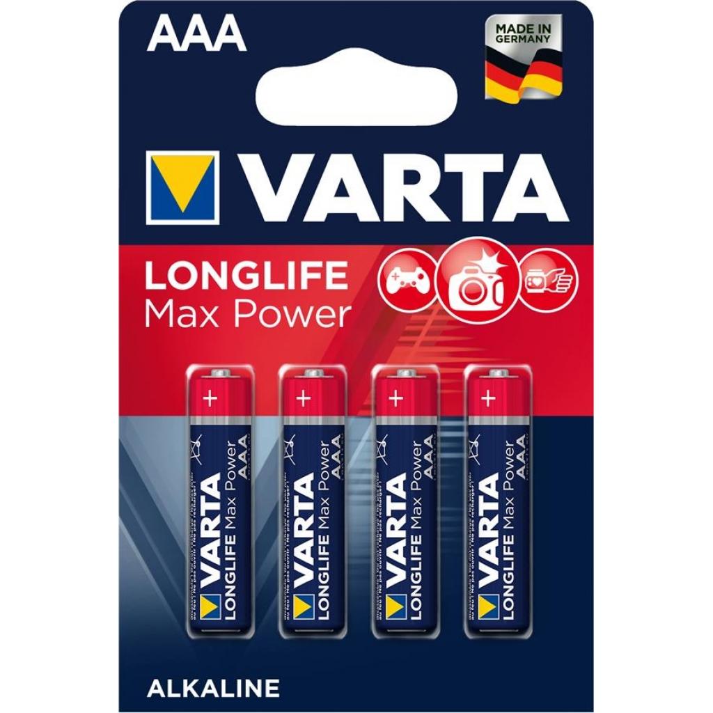 Батарейка Varta AAA Longlifi Max Power Alkaline * 4 (4703101404)