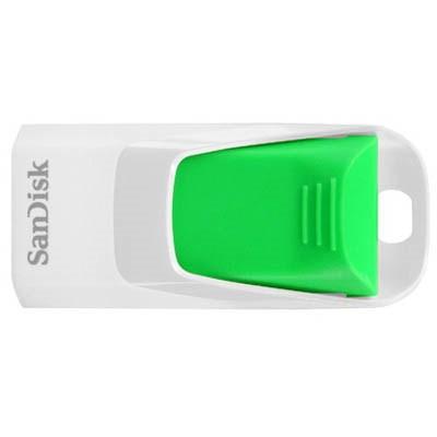 USB флеш накопичувач SanDisk 16Gb Cruzer Edge White-Green (SDCZ51W-016G-B35G)