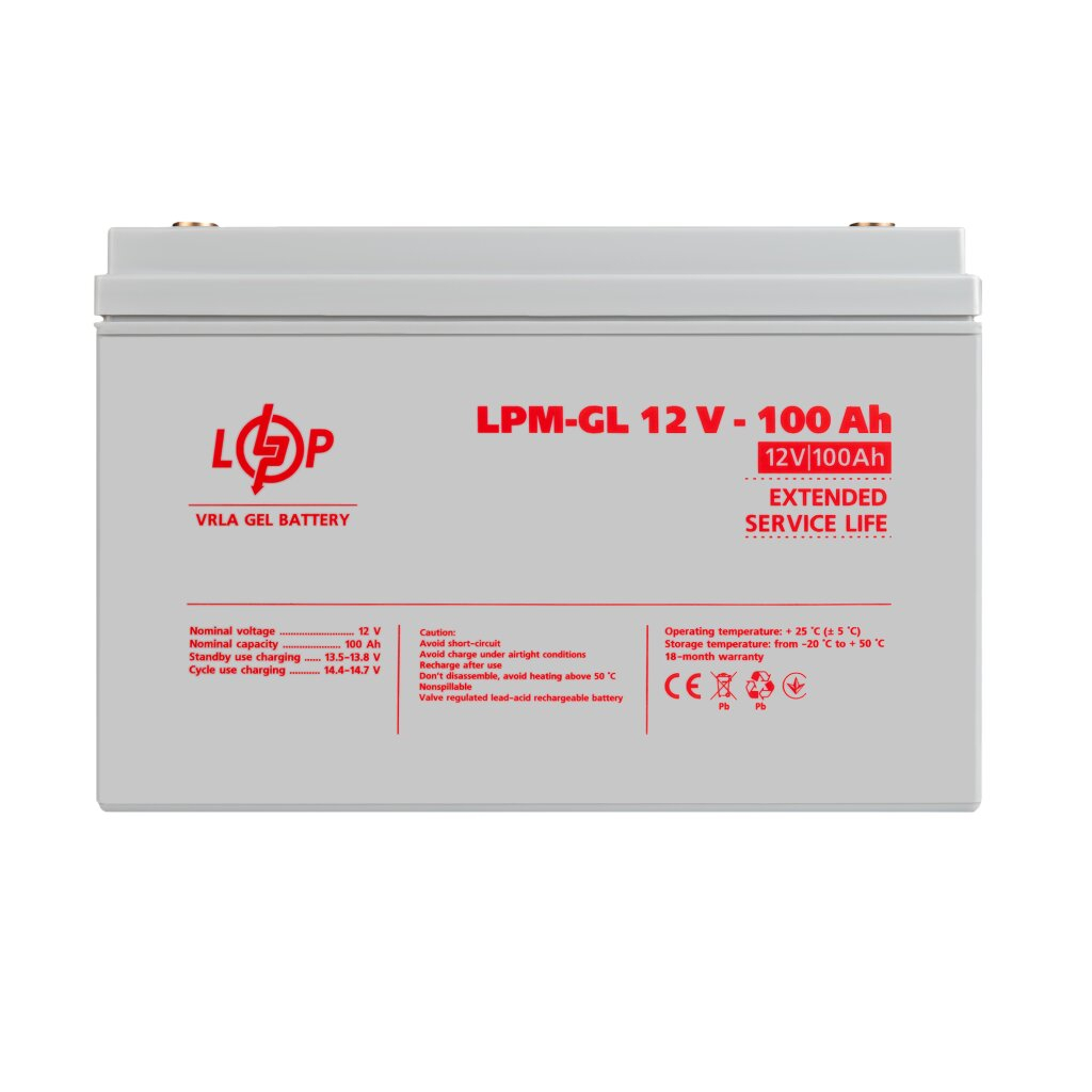 Батарея до ДБЖ LogicPower LPM-GL 12В 100Ач (3871)