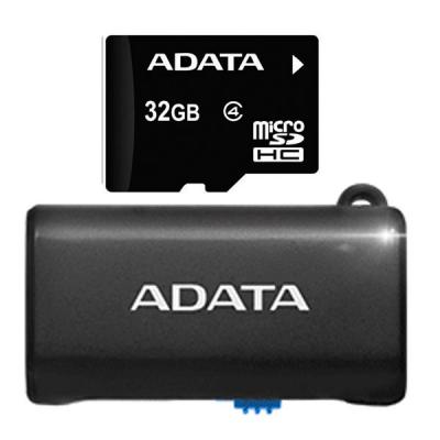 Карта пам'яті ADATA 32GB microSDHC Class 4 (AUSDH32GCL4-ROTGMBK)