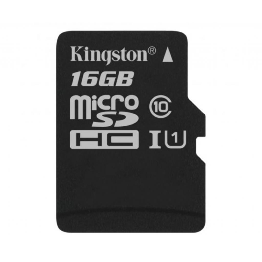 Карта пам'яті Kingston 16GB microSDHC class 10 Canvas Select Plus 100R A1 (SDCS2/16GBSP)