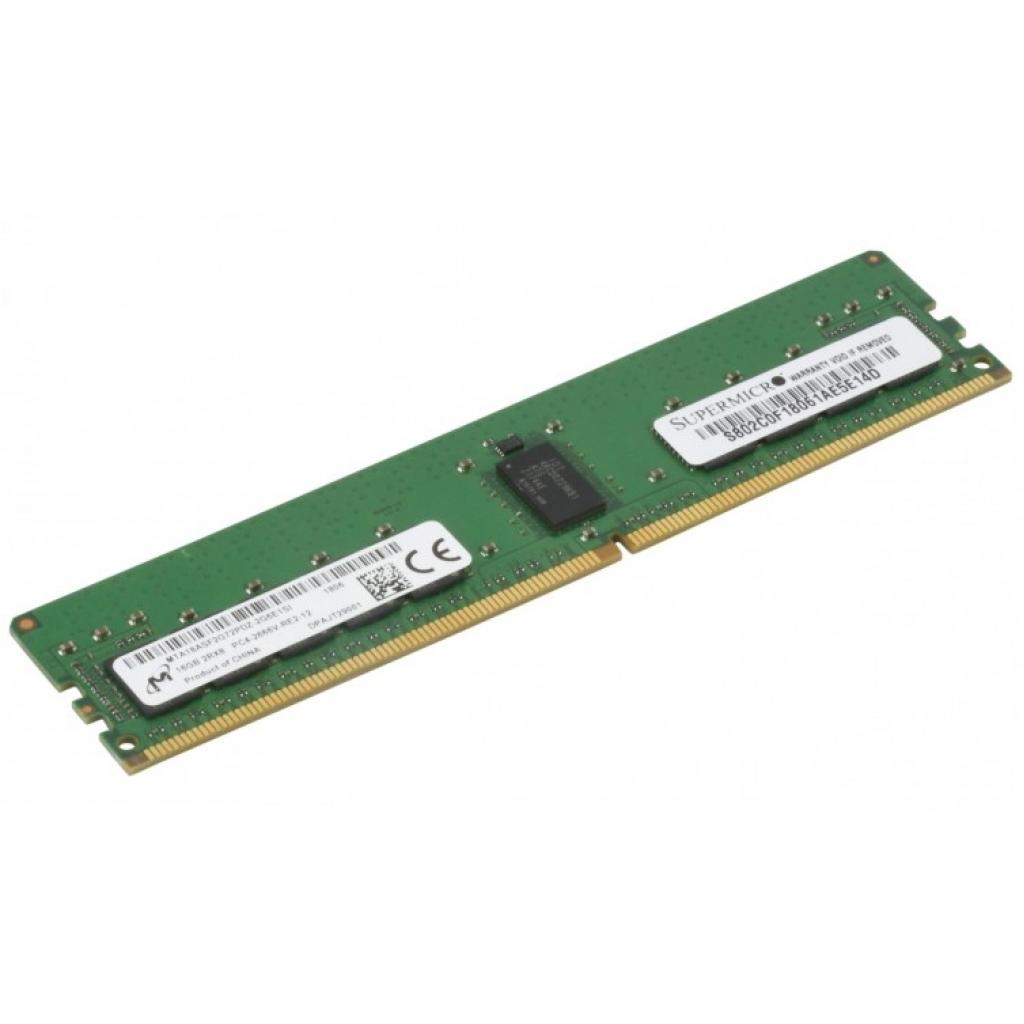 Модуль пам'яті для сервера DDR4 16GB ECC RDIMM 2666MHz 2Rx8 1.2V CL19 Supermicro (MEM-DR416L-CL07-ER26/MTA18ASF2G72PDZ-2G6E1)