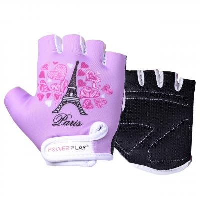 Велорукавиці PowerPlay Children 001 Purple Paris 2XS (001_Purple_Paris_2XS)