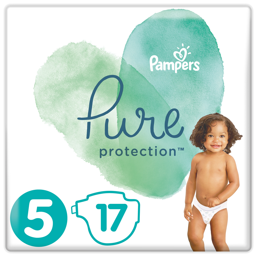 Підгузок Pampers Pure Protection Розмір 5 Junior 11-16 кг 17 шт. (8001841023335)