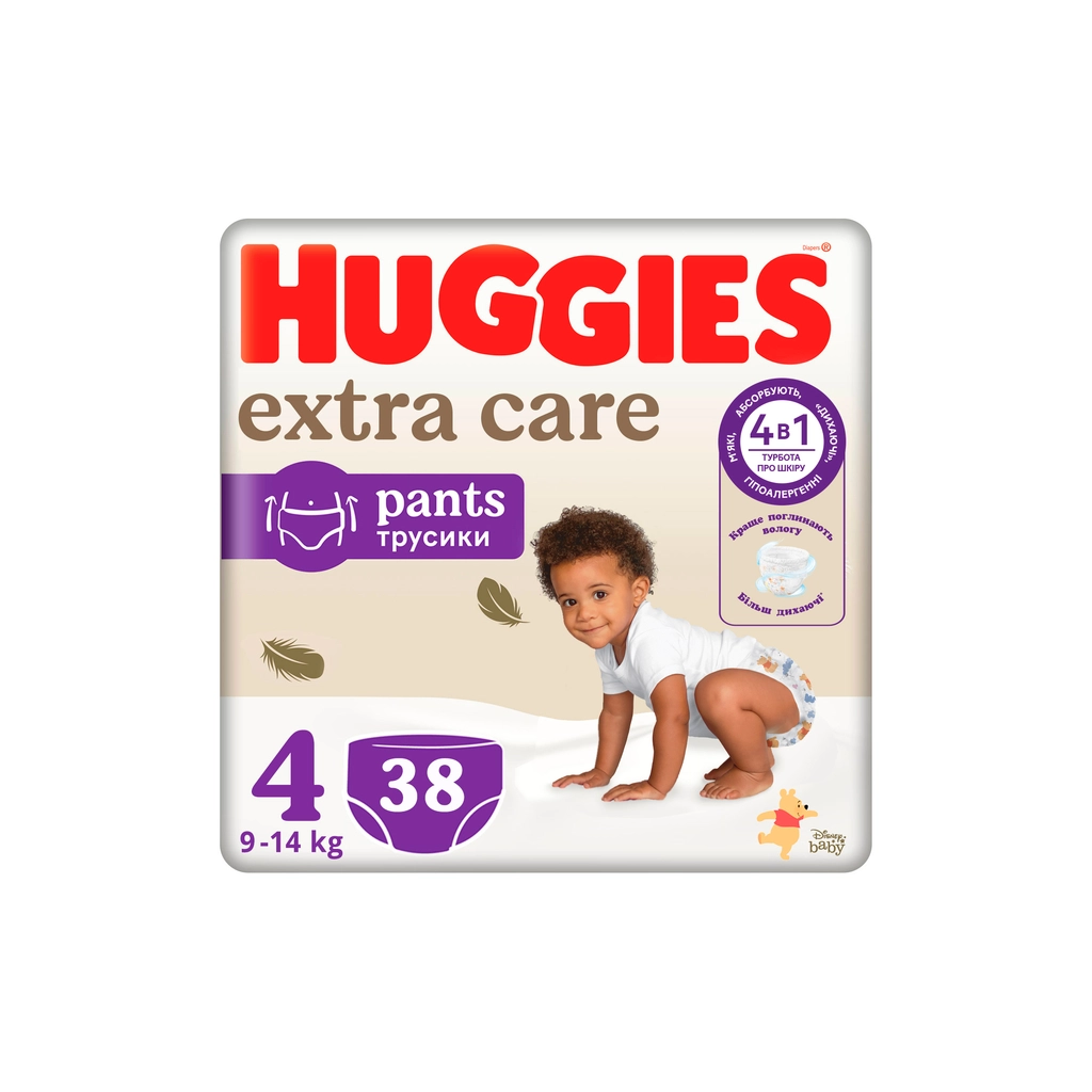 Підгузок Huggies Elite Soft 4 (9-14 кг) Mega 38 шт (5029053549323)