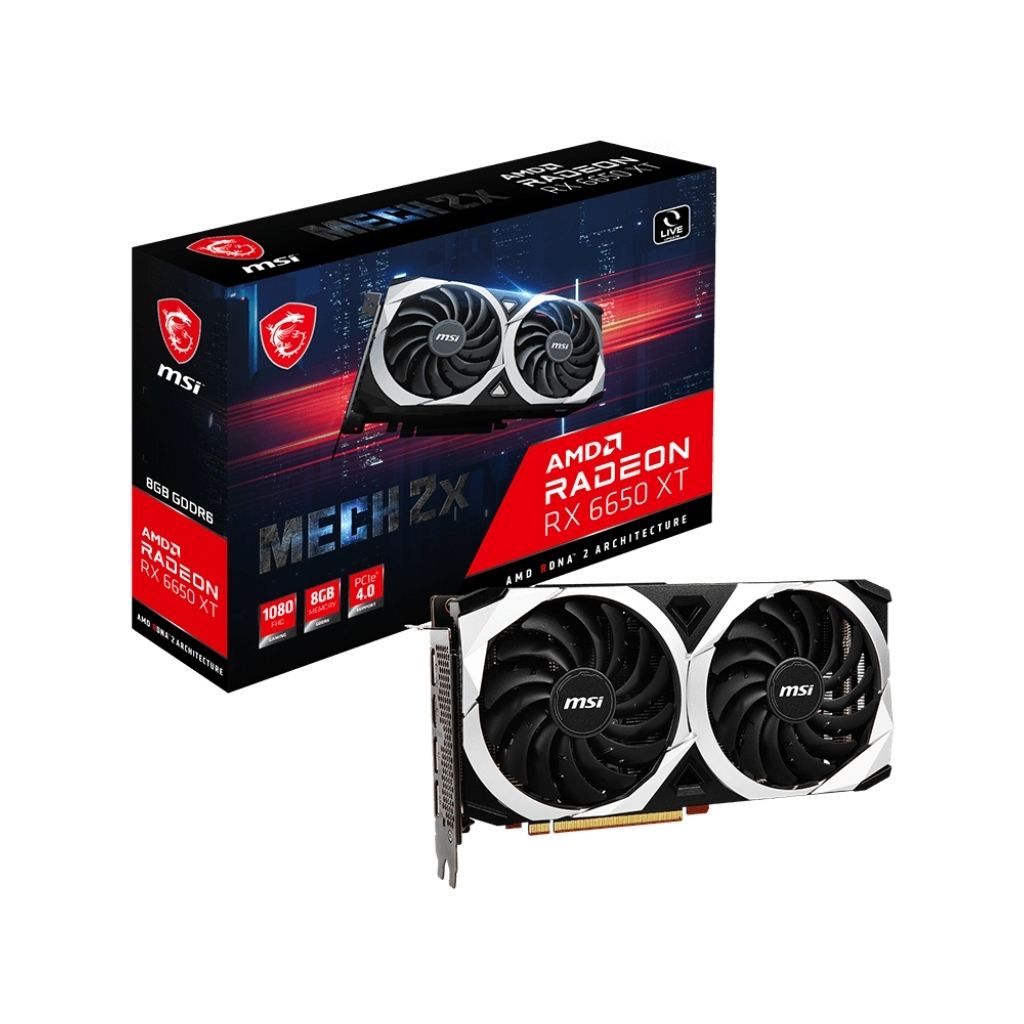 Відеокарта MSI Radeon RX 6650 XT 8Gb MECH 2X (RX 6650 XT MECH 2X 8G)