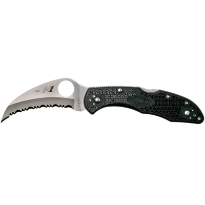 Ніж Spyderco Tasman Salt 2 Serrator Black (C106SBK2)