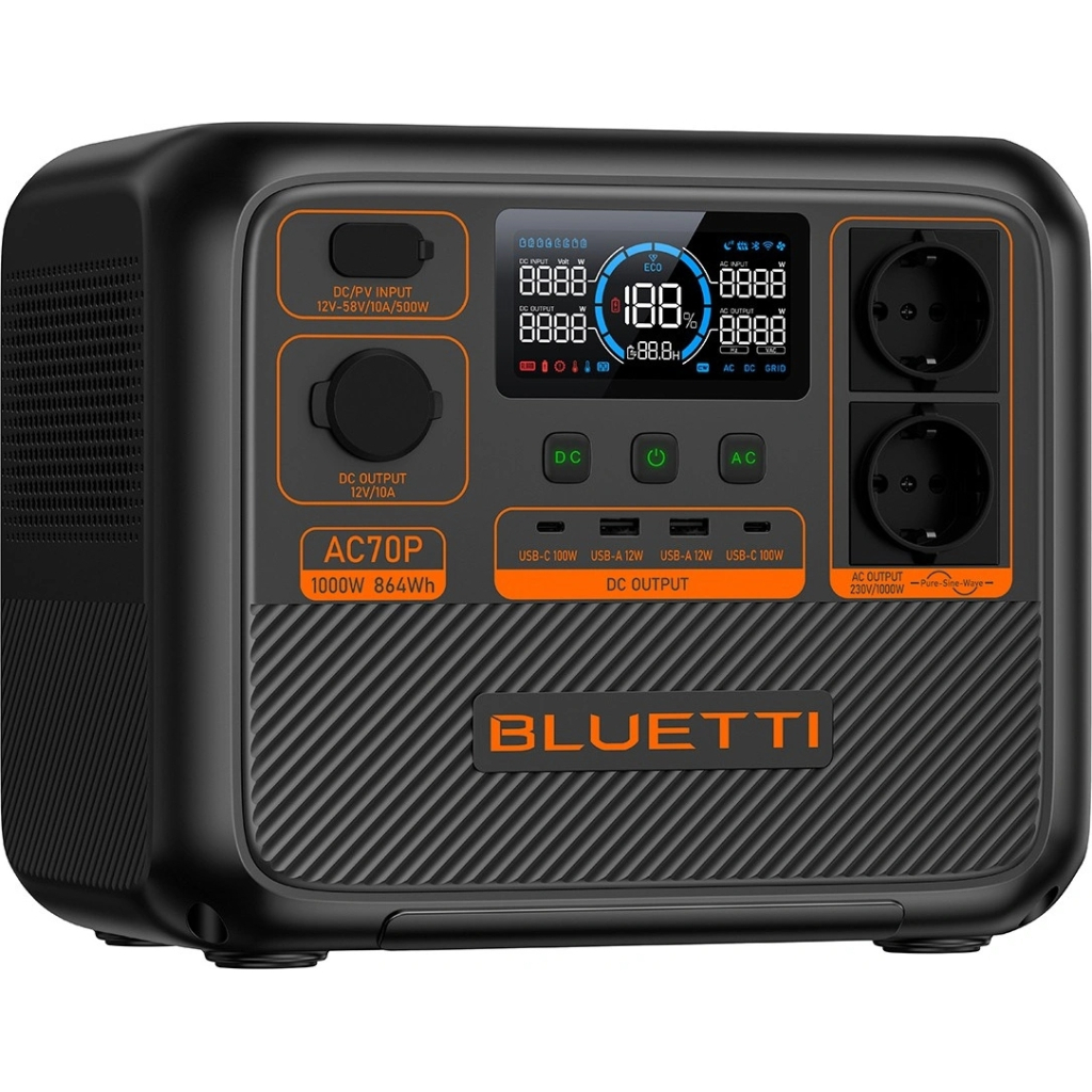 Зарядна станція BLUETTI AC70P 1000W (AC70P)