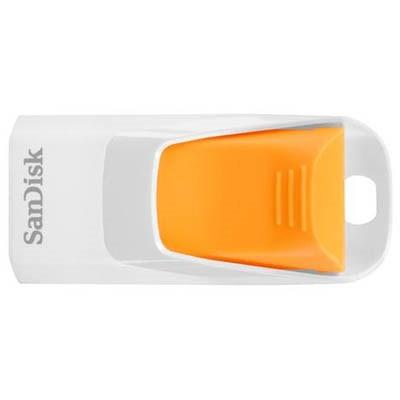 USB флеш накопичувач SanDisk 16Gb Cruzer Edge White-Orange (SDCZ51W-016G-B35O)