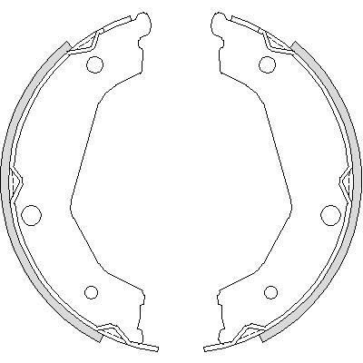 Гальмівні колодки REMSA 4732.00