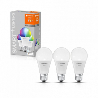 Розумна лампочка Osram LEDSMART+ WiFi A60 9W (806Lm) 2700-6500K + RGB E27 (4058075485754)