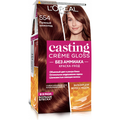 Фарба для волосся L'Oreal Paris Casting Creme Gloss 554 - Пряний шоколад 120 мл (3600522405054)