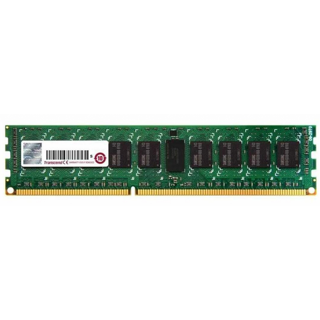 Модуль пам'яті для сервера DDR3 8GB ECC RDIMM 1333MHz 2Rx4 1.5V CL9 Transcend (TS1GKR72V3Y)