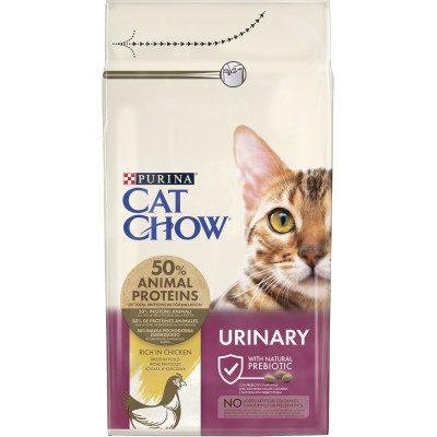 Сухий корм для кішок Purina Cat Chow Urinary Tract Health з куркою 1.5 кг (5997204514387)