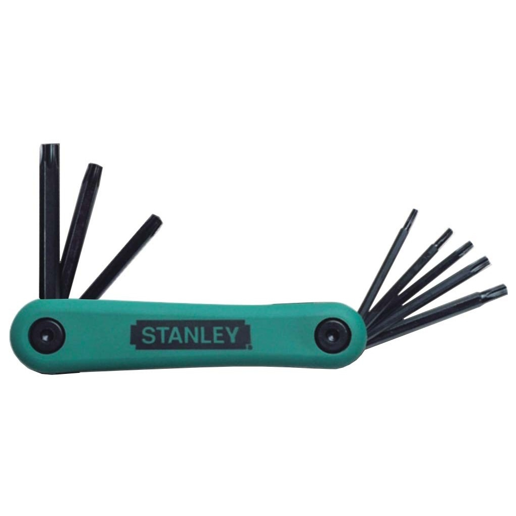 Набір інструментів Stanley шестигранні ключі, з тримачем, Torx T9-T40, набір 8 шт. (4-69-263)