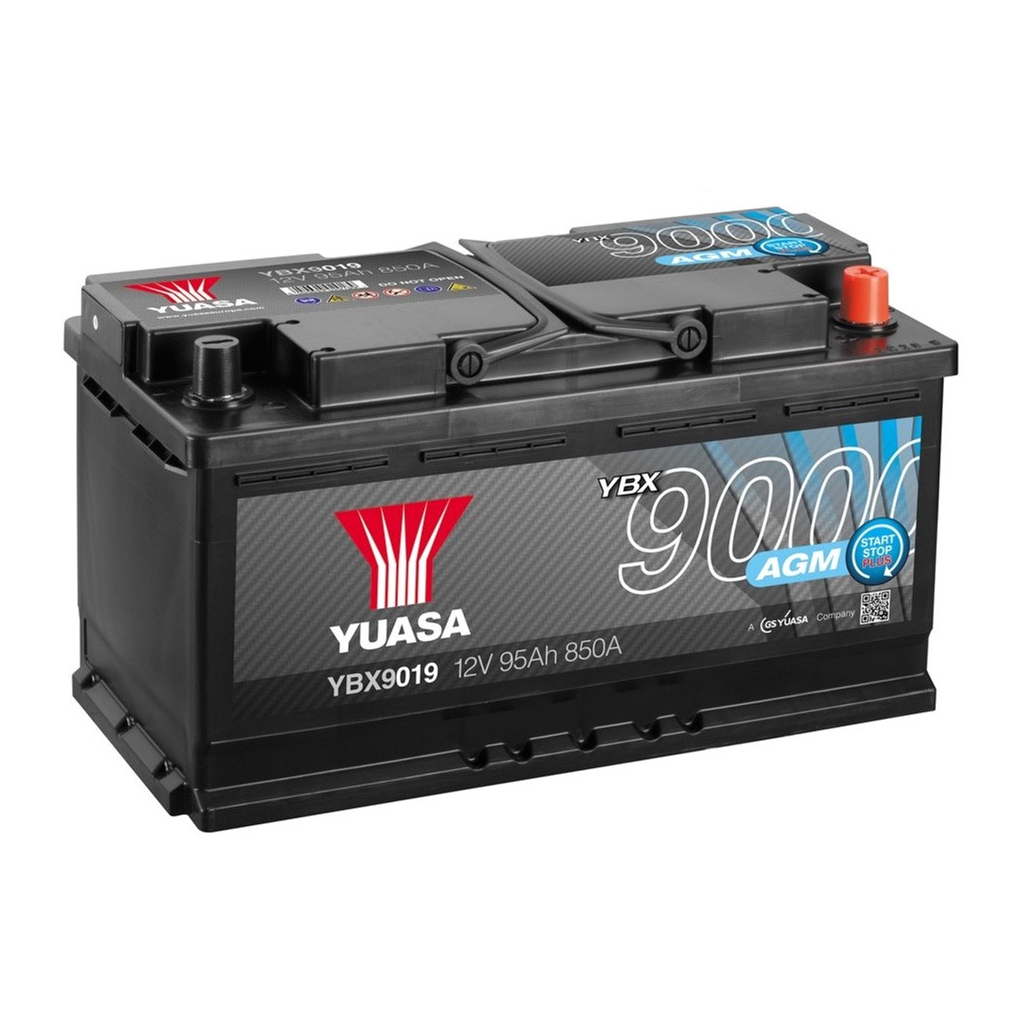 Акумулятор автомобільний Yuasa 12V 95Ah AGM Start Stop Plus Battery (YBX9019)