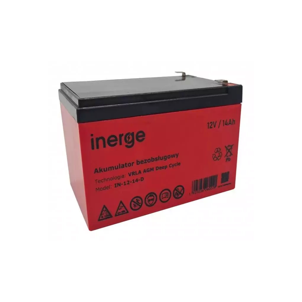 Батарея до ДБЖ Inerge AGM 12V-14Ah Deep Cycle (IN-12-14-D)