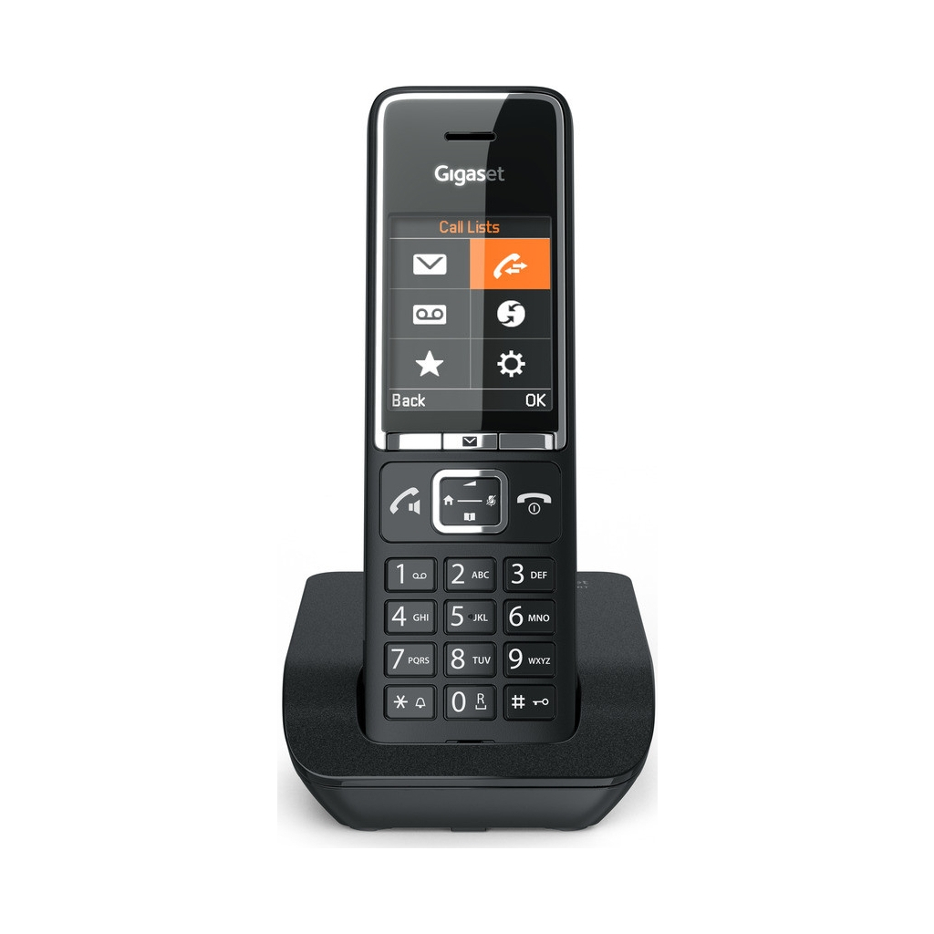 Телефон DECT Gigaset Comfort 550 Black Chrome (S30852H3001S304)