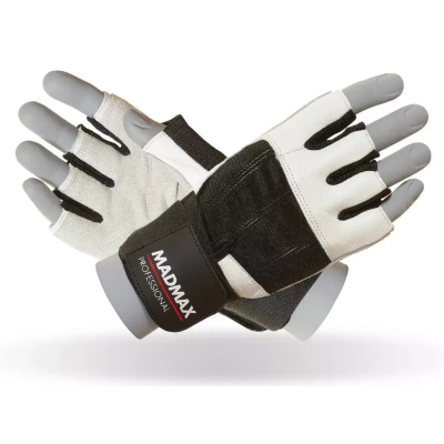 Рукавички для фітнесу MadMax MFG-269 Professional White L (MFG-269-White_L)