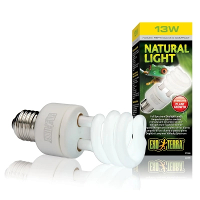 Світильник для тераріума ExoTerra Repti GLO 2.0/13 Вт Natural Light Е27 (015561221900)