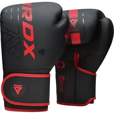 Боксерські рукавички RDX F6 Kara Matte Red 10 унцій (BGR-F6MR-10OZ)