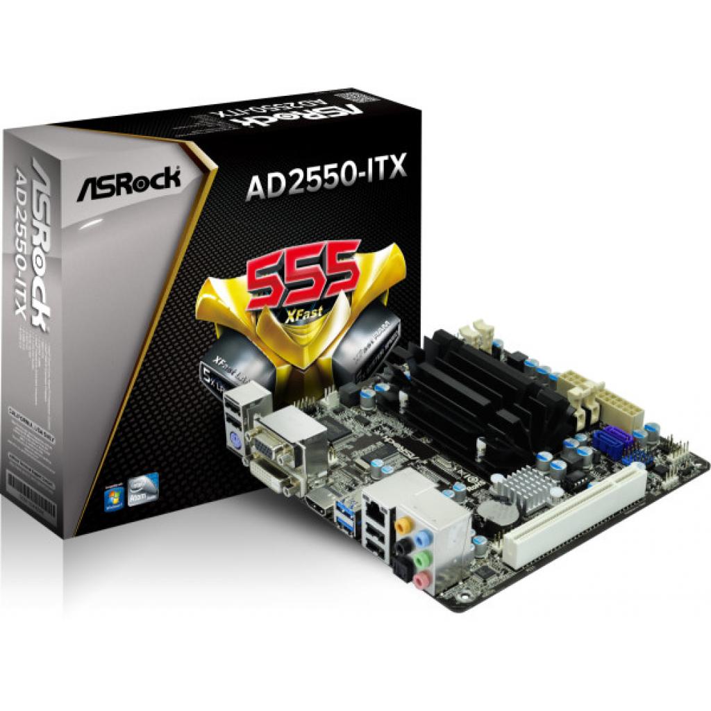 Материнська плата ASRock AD2550-ITX