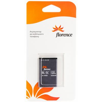 Акумуляторна батарея для телефону Florence Nokia BL-5C 1020mA (BL-5C)