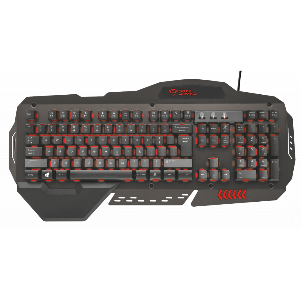 Клавіатура Trust GXT 850 Metal Gaming Keyboard UKR (20999)