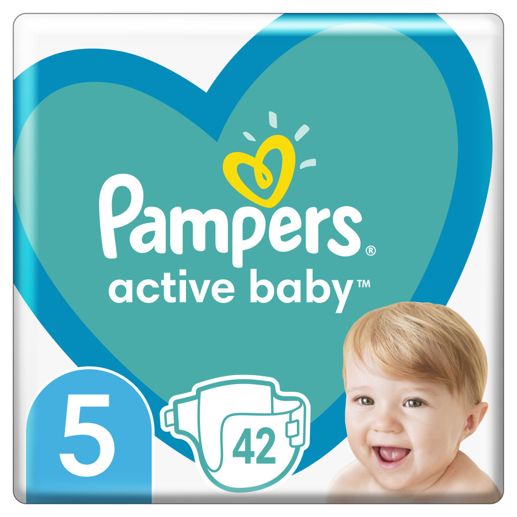 Підгузок Pampers Active Baby Junior Розмір 5 (11-16 кг) 42 шт (8001090950178)