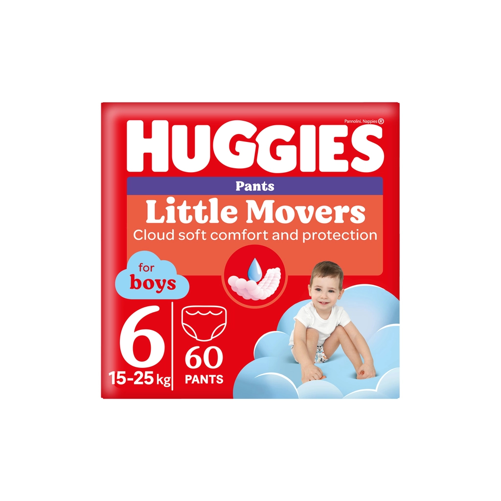 Підгузок Huggies Pants 6 (15-25 кг) для хлопчиків 60 шт (5029053564142)