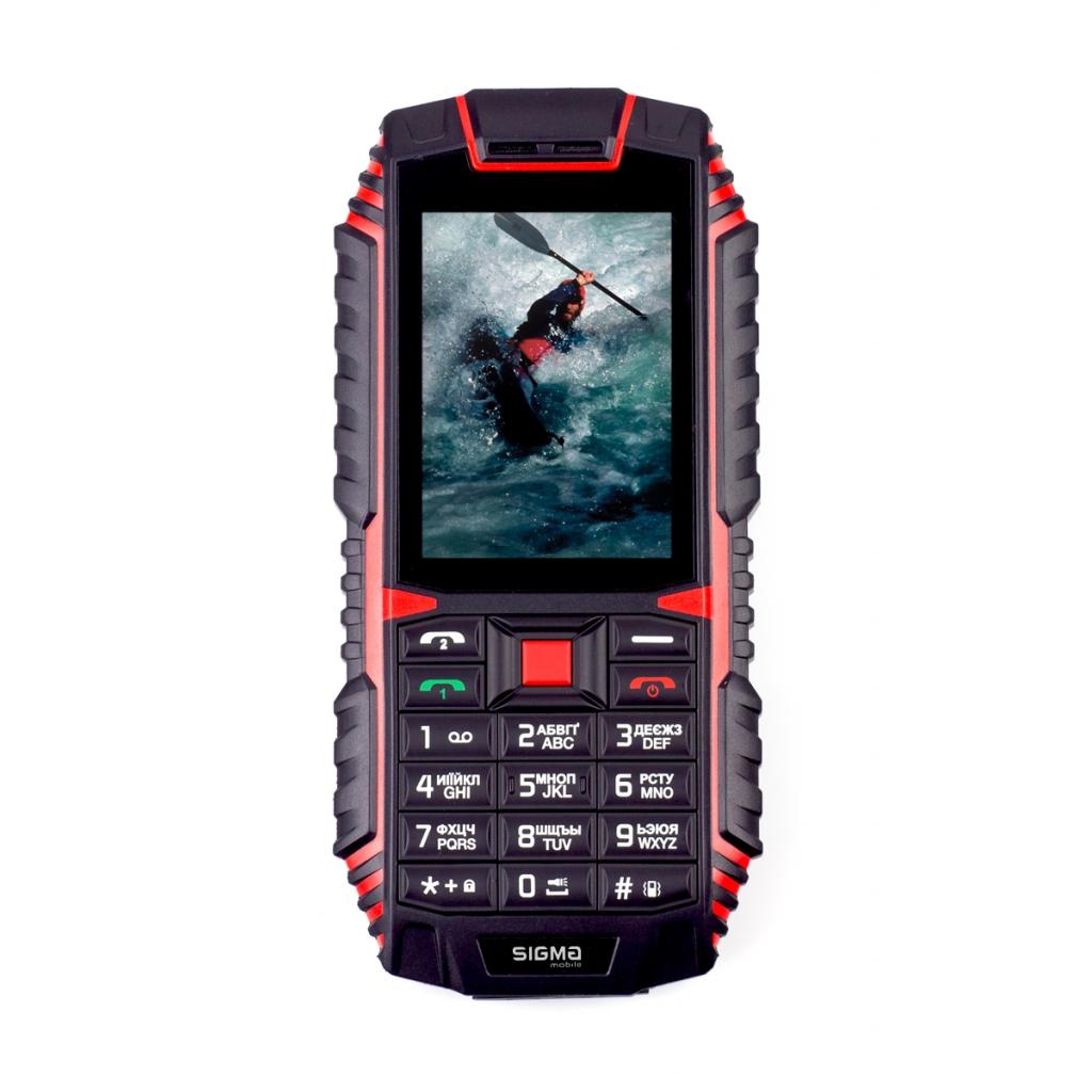 Мобільний телефон Sigma X-treme DT68 Black Red (4827798337721)