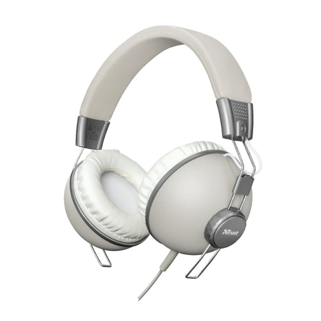 Навушники Trust Noma Over-Ear Mic Retro Ivory (22636)