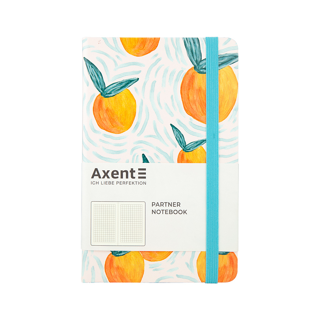 Блокнот Axent Partner BBH, 125х195, 96арк, кл, Orange (8210-03-A)