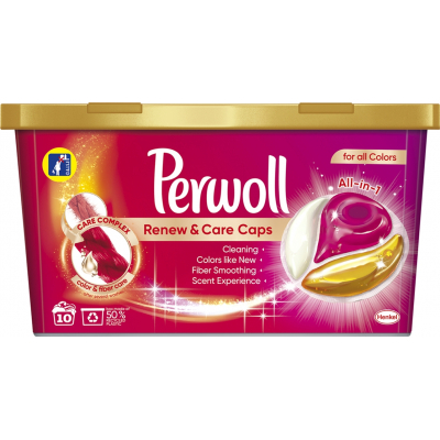 Капсули для прання Perwoll All-in-1 для кольорових речей 10 шт. (9000101514315)