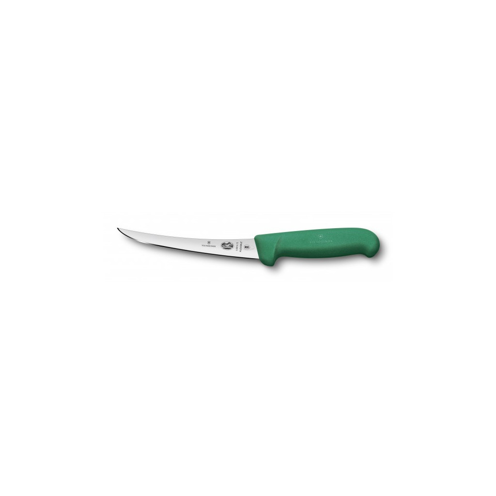 Кухонний ніж Victorinox Fibrox Boning Flexible 15 см Green (5.6614.15)