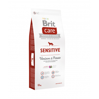 Сухий корм для собак Brit Care Sensitive Venison and Potato 12 кг (8595602510801)